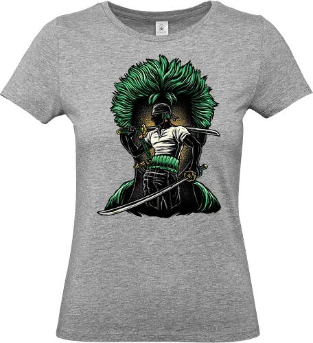 Pirate Hunter Fury - Anime, animation, pirates, ship, cartoons, Manga, Japanese, Japan - Standard T-Shirt (Frauen)