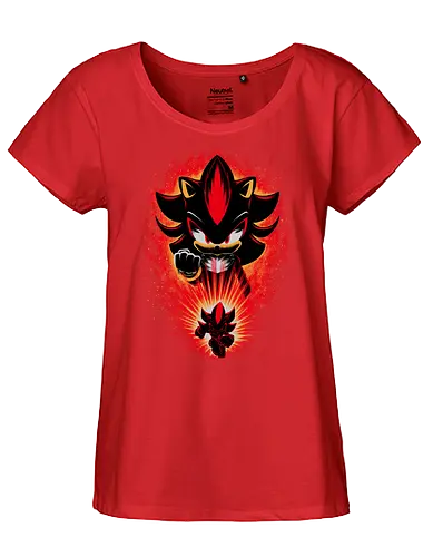 Shadow of Chaos - Hedgehog, Shadow - Fairtrade Girl Shirt