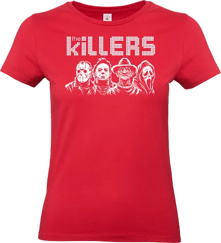 The Killers - jason, Freddy Krueger, Mike Myers, Ghostface - Standard T-Shirt (Frauen)