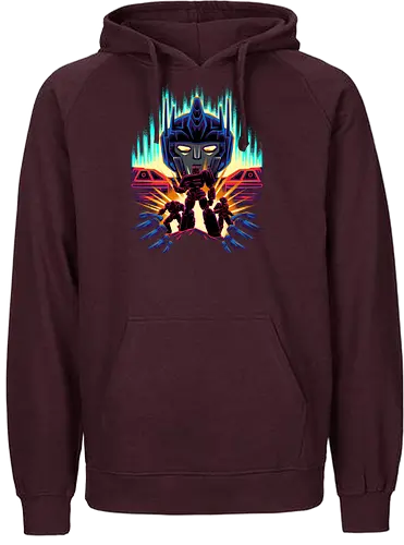 Together as One - transform, car, robot - Fairtrade Hoodie