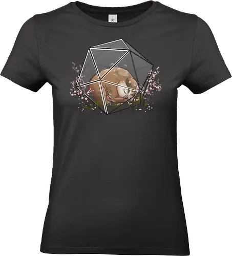 Sakura Eulenbär Terrarium - owlbear, Pen and Paper, Pen and paper, Sakura, Frühling, eulenbär, Valentins Tag, kirschblüten, cherry blossom - Standard T-Shirt (Frauen)