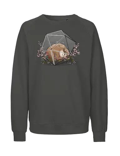 Sakura Eulenbär Terrarium - owlbear, Pen and Paper, Pen and paper, Sakura, Frühling, eulenbär, Valentins Tag, kirschblüten, cherry blossom - Fairtrade Sweatshirt