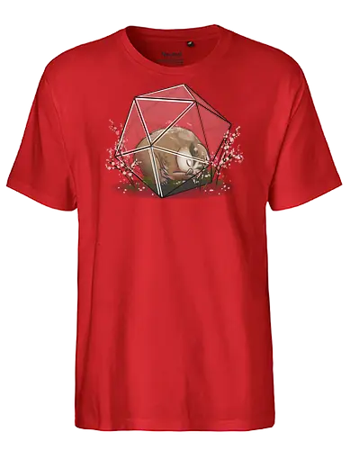Sakura Eulenbär Terrarium - owlbear, Pen and Paper, Pen and paper, Sakura, Frühling, eulenbär, Valentins Tag, kirschblüten, cherry blossom - Fairtrade T-Shirt