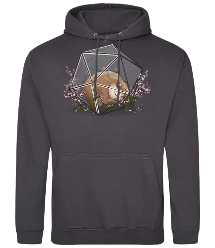 Sakura Eulenbär Terrarium - owlbear, Pen and Paper, Pen and paper, Sakura, Frühling, eulenbär, Valentins Tag, kirschblüten, cherry blossom - Standard Hoodie