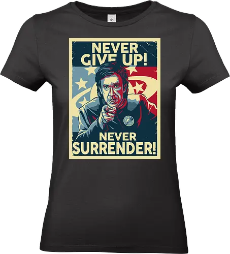 Never Give Up - nevergiveup, sf, movie, popculture, space - Standard T-Shirt (Frauen)