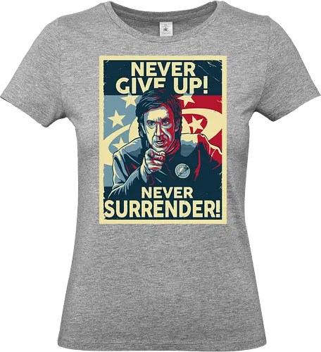 Never Give Up - nevergiveup, sf, movie, popculture, space - Standard T-Shirt (Frauen)