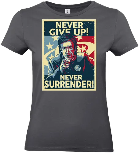 Never Give Up - nevergiveup, sf, movie, popculture, space - Standard T-Shirt (Frauen)