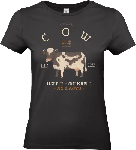 Original cow - Cow, cows, milk cow, beef, A5 wagyu - Standard T-Shirt (Frauen)