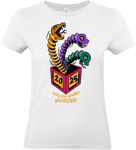 surprise box - snake, brain, skull, skeleton, myth, art, poison, animal, darkart, tattoo, golden - Standard T-Shirt (Frauen)