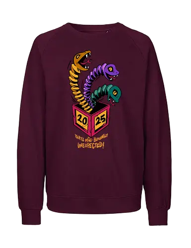 surprise box - snake, brain, skull, skeleton, myth, art, poison, animal, darkart, tattoo, golden - Fairtrade Sweatshirt