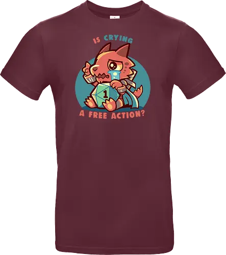 Crying is a Free Action