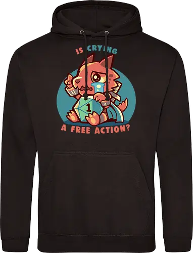 Crying is a Free Action