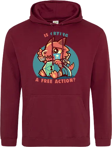 Crying is a Free Action
