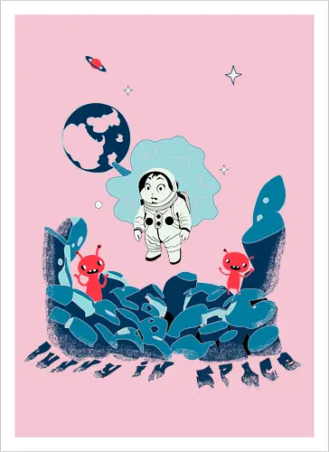 bunny in space