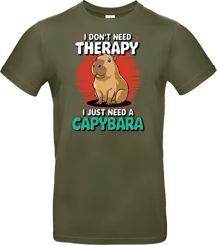 I don't need therapy, I just need a capybara