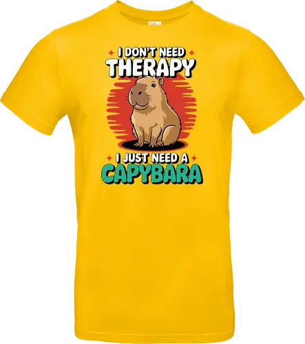 I don't need therapy, I just need a capybara