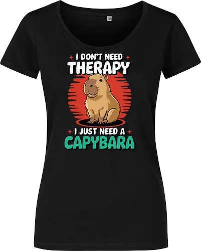I don't need therapy, I just need a capybara
