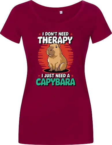 I don't need therapy, I just need a capybara