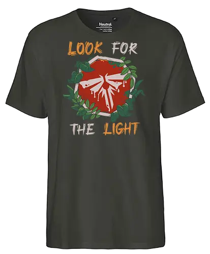 Look for the Light - game, games, gaming, ellie, joel, tlou, Last, gamer, zombie, videogame, abby, clicker, firefly, horror, scary, the last tv show, the last remastered, joel and ellie - Fairtrade T-Shirt