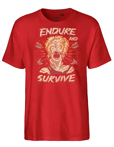 Endure and Survive - game, games, gaming, ellie, joel, Last, gamer, zombie, videogame, abby, clicker, firefly, horror, joel and ellie, scary, cordyceps, infected - Fairtrade T-Shirt