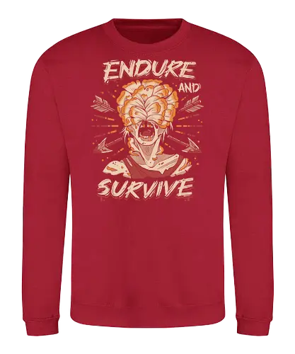 Endure and Survive - game, games, gaming, ellie, joel, Last, gamer, zombie, videogame, abby, clicker, firefly, horror, joel and ellie, scary, cordyceps, infected - Sweatshirt