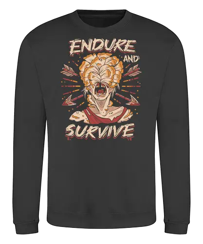 Endure and Survive - game, games, gaming, ellie, joel, Last, gamer, zombie, videogame, abby, clicker, firefly, horror, joel and ellie, scary, cordyceps, infected - Sweatshirt