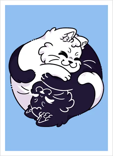 Ying Yang Cats