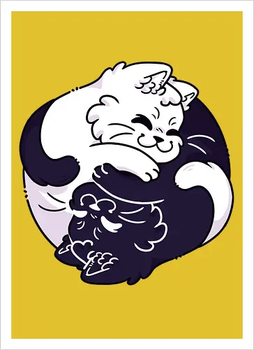 Ying Yang Cats