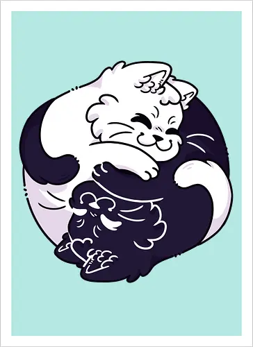 Ying Yang Cats