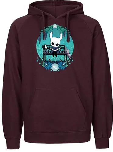 Bug Knight - game, gamer, castlecore, indie game, indie, hollow, Bug Knight, blue, cozy, Bounty Hunter, metroidvania, video game, games, gaming, ghost, little ghost, knight - Fairtrade Hoodie