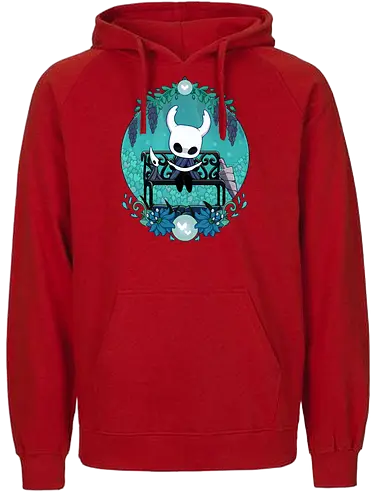 Bug Knight - game, gamer, castlecore, indie game, indie, hollow, Bug Knight, blue, cozy, Bounty Hunter, metroidvania, video game, games, gaming, ghost, little ghost, knight - Fairtrade Hoodie