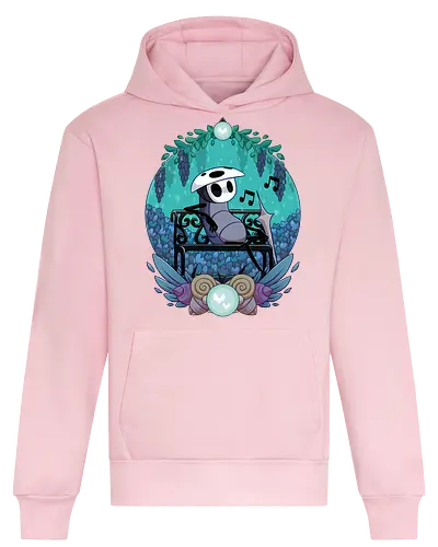 Quirrel - game, gamer, indie game, indie, hollow, Bug Knight, Bounty Hunter, metroidvania, video game, games, gaming, ghost, silksong, little ghost, knight, castlecore, blue, cozy, hornet, quirrel - Heavyweight Hoodie