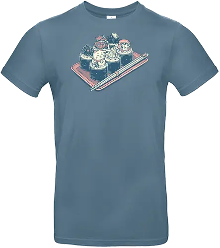 Sushi Love - Food, sushi, cute, cats, Japan - Standard T-Shirt