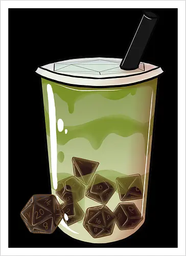 Dice Boba Matcha