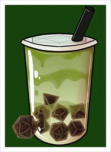 Dice Boba Matcha