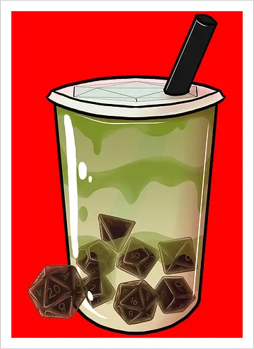 Dice Boba Matcha