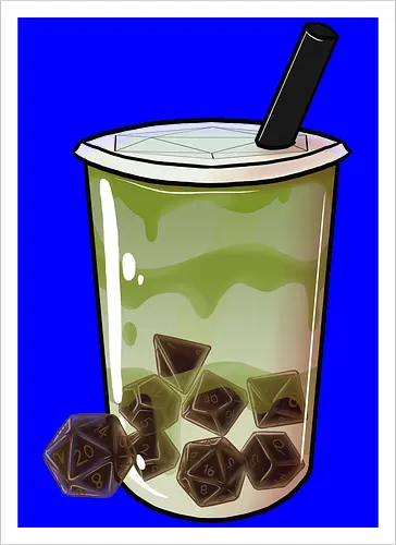 Dice Boba Matcha