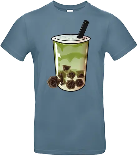 Dice Boba Matcha - boba, matcha, tee, bubble tea, würfel, dice - Standard T-Shirt