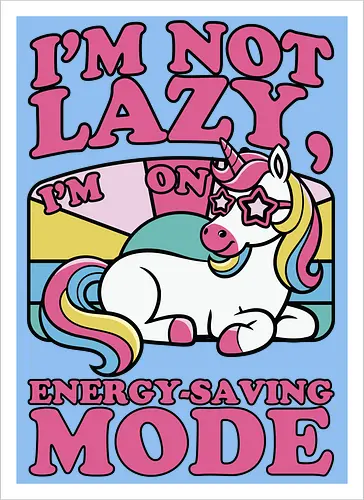 I'm on energy-saving mode