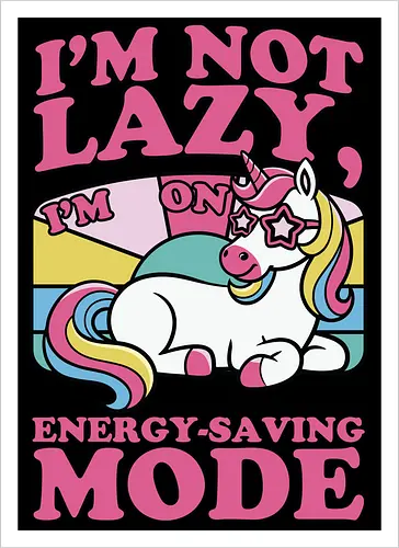 I'm on energy-saving mode