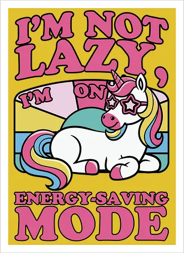 I'm on energy-saving mode