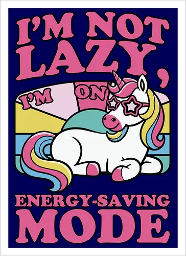 I'm on energy-saving mode