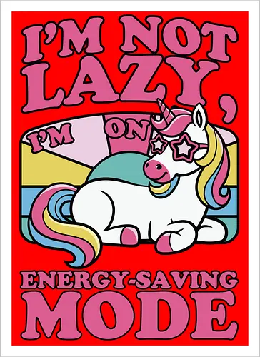 I'm on energy-saving mode