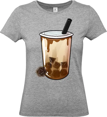 Dice Boba, Brown Sugar - boba, brown sugar, tee, bubble tea, würfel, dice, brauner zucker, milchtee - Standard T-Shirt (Frauen)