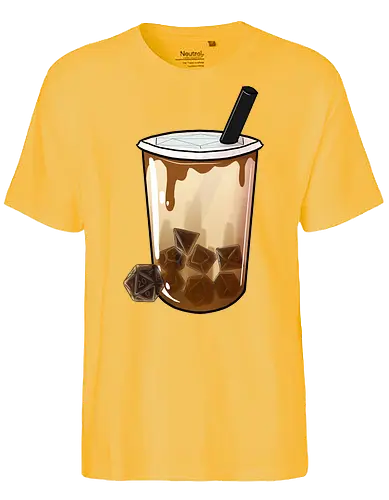 Dice Boba, Brown Sugar - boba, brown sugar, tee, bubble tea, würfel, dice, brauner zucker, milchtee - Fairtrade T-Shirt