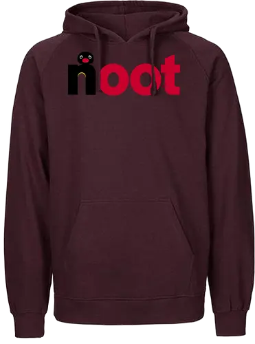 Nootella! - pingu, penguin, clay, nostalgia, nutella, funny, cream, chocolate, logo, mashup - Fairtrade Hoodie