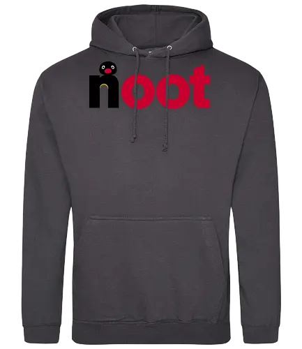 Nootella! - pingu, penguin, clay, nostalgia, nutella, funny, cream, chocolate, logo, mashup - Standard Hoodie