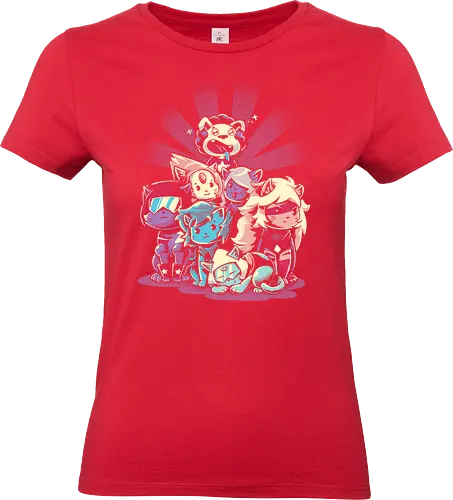 Cute Gems - Steven, Crystal Gems, Garnet, Pearl, Steven, Cats - Standard T-Shirt (Frauen)