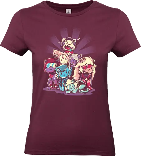 Cute Gems - Steven, Crystal Gems, Garnet, Pearl, Steven, Cats - Standard T-Shirt (Frauen)