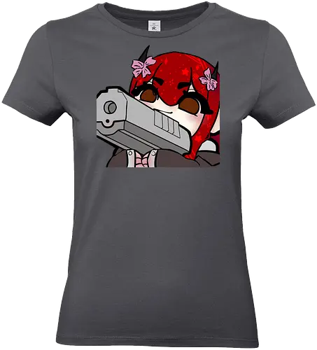 Nina mit pistole - Yuzuh1r4, Xlxwnz, safespace, dbd, gaming, streaming, twitch - Standard T-Shirt (Frauen)